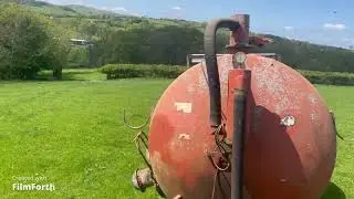 Tractor Work, Slurry Tanker, Farming In The Sun