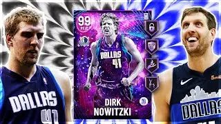 ENDGAME DARK MATTER DIRK NOWITZKI GAMEPLAY!! DIRK IS THE BEST PF IN MyTEAM HISTORY!! NBA 2K22 MyTEAM