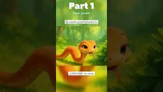 साँप आया - मज़ेदार हिंदी कविता | Cartoon Snake Rhyme for Kids