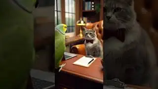 Savage Parrot ROASTS Cat: Skills Unverified! 🦜🐱😂 #shortsfeed #thesavageparrot #funnyshorts