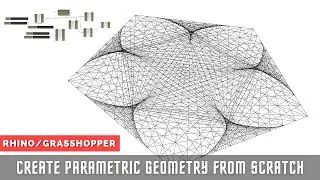 How to make 2D Parametric geometry from scratch in Grasshopper