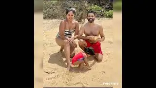 Actress Sameera Reddy Wiht her Family Video