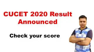CUCET 2020 result declared | Check your score👍 | Amandeep Lamba