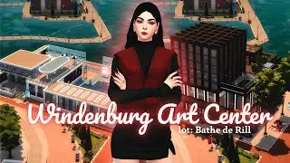Windenburg makeover &ndash; part 5: art center | ASMR speed build | The Sims 4