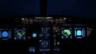 Cockpit View - Jumpseat - Take off from Copenhagen CPH - Rain and Wind Shear during take off Airbus