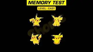 Memory Test  : Guess The Correct One ! | Guess Puzzle | #shorts