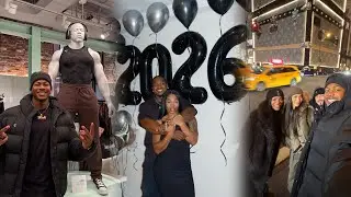 new years in nyc | gymshark store | 2026 vision board | training & more