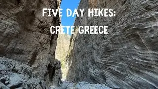 Five Day Hikes in Crete Greece