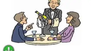 Gratis og nemme lektioner for at l&aelig;re britisk engelsk   Lektion ni og tyve   p&aring; restaurant