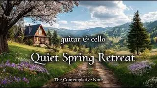 A Quiet Cabin in Spring 🌿 Soothing Guitar & Cello for Deep Relaxation & Comfort
