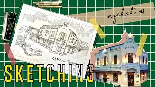 Freehand SKETCHING - Sketsa Arsitektural | #NYEKET 1