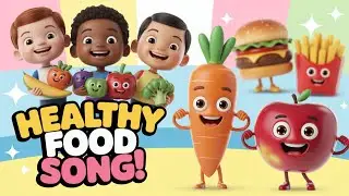 🥦 Healthy Food Song for Kids 🍎 | Eat Fruits & Veggies Toonian Nursery #Toonian #ToonianCartoons