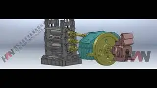 Полный 3D-демонстрационный видеоролик о сталепрокатных станах HANI TECH