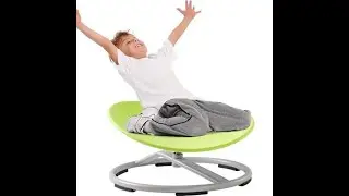 ROBUD Kids Sensory Swivel Spinning Chair Green Review - Pros & Cons - ROBUD sensory swivel chair