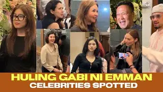 HULING GABI NG BUROL NI EMMAN ATIENZA DINAGSA NG CELEBRITIES