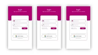 Design a simple login page in Adobe XD