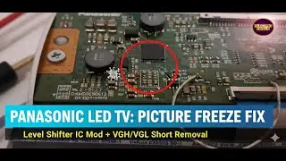 Устранение короткого замыкания VGH/VGL на LED-телевизоре | Метод устранения короткого замыкания п...