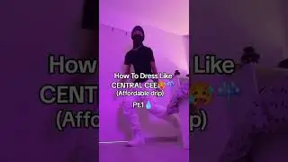How to dress like CENTRAL CEE🥶☔ #drip #athleticshoes #sportsshoes #drippyoutfits #fashion #outfit