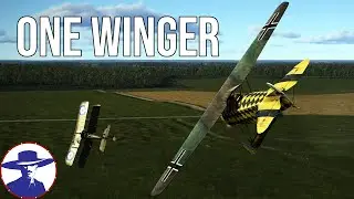 Flying One Wing in the Biplane Era - Fokker D.VIII - Flying Circus