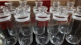 UNBOXING Glass Jar, Review of Glass | Ocean Pop Jar| Amazon shopping festival, shopping Haul
