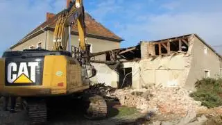 Abriss Bahnhof Tantow mit Nebengeb&auml;uden 19.03. bis 21.04.2017