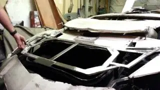 Aventador hood frame