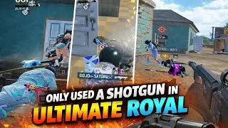 Only Used A Shotgun In Ultimate Royal 🤕 | BGMI 