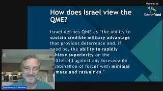 The U.S., Israel and QME 