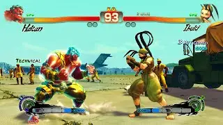 Hakan vs Ibuki (Very Hard) - Ultra Street Fighter IV All Characters