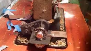 Vintage Crinkle Singer Pinking Attachment Pinker Machine 121111 on Singer 27 Treadle Sewing Machine