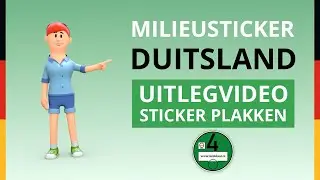 Milieusticker Duitsland plakken &ndash; Duidelijke uitlegvideo & Tips