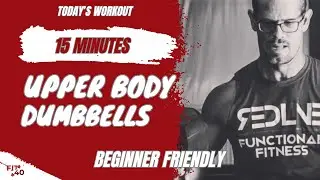 15-Minute Upper Body Workout (Beginner & Over-40 Friendly | At Home)