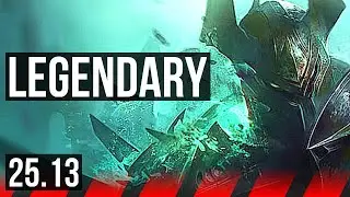 MORDEKAISER vs DR. MUNDO (TOP) | Legendary | EUW Diamond | 25.13