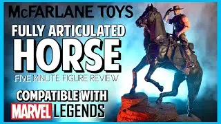 Полностью шарнирная лошадь, совместимая с Marvel Legends | McFarlane Toys | Jacobs Toys