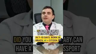 Brazil Baby Passport: Fast, Secure & Legal (Step-by-Step Guide) | Baby in Brazil #shorts