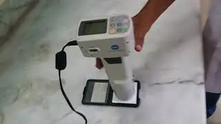 color determination of fruits and vegetable through chromameter. کروما میٹر کے ذریعے رنگ معلوم کرنا