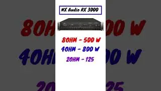 NX Audio Rx3000।। #amplifer #dj  #sound