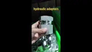 Upgrade your hydraulic system with swivel female thread adapters! ✨ #hydraulics #adapters