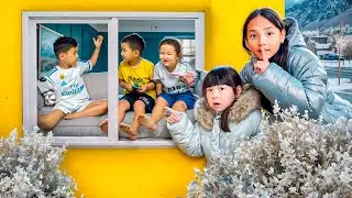 ЖАСМИН МЕН ТОМИКОШ😱МАНСУР МЕН ЖАНДАУЛЕТТІҢ ҮЙІНЕ АҢДЫП КЕЛДІ🤫🫣🤭@kopzhasarovy 