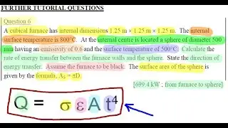 Heat Transfer due to Radiation