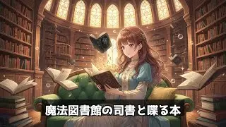 【睡眠用朗読】転生したら魔法図書館の司書になって、喋る本と友達になりました