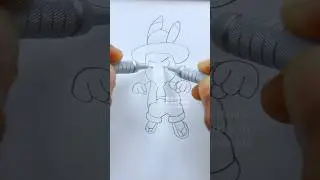 Angry Pikachu easy drawing