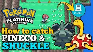 How to catch PINECO & SHUCKLE in Pokemon Platinum