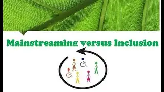 Mainstreaming versus Inclusion| Mainstream and inclusion|B.Ed| Inclusive Education|