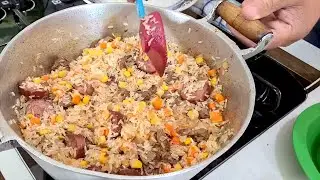 Sexta feira sem tempo para fazer almoço em 10 minutos esta pronto