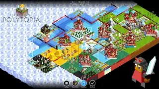 Polytopia - Domination Mode with Xin-Xi Tribe (Hard Difficulty, 11 Opponents)