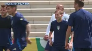 Italy National Team TRAINING to FACE Switzerland in the Round of 16th of the Euro 2024