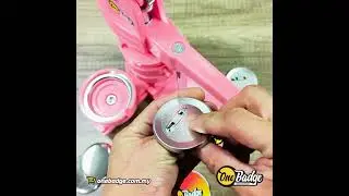 How To Make a Metal Base Button Badge with Slider Badge Machine - Onebadge