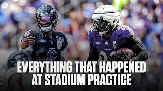 Everything That Happened at Ravens Stadium Practice | Baltimore Ravens
