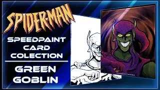 Green Goblin Speedpaint Card Coletion